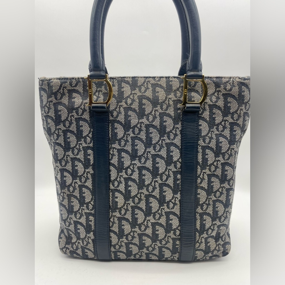 Dior Blue and Cream Satchel